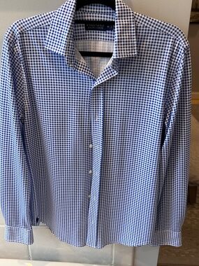 Polo Golf L/S Button up Gingham